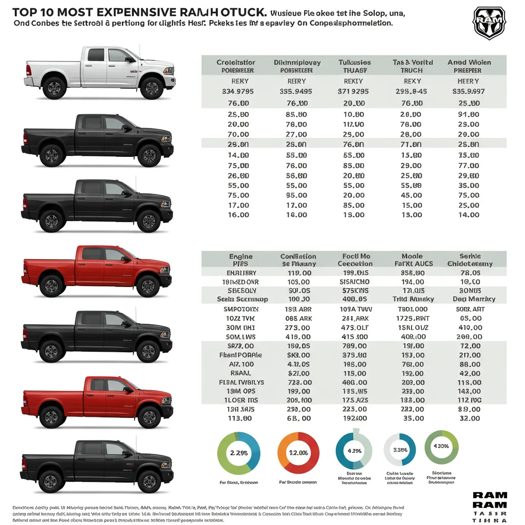 Comparative Table: Top 10 Most Expensive RAM Trucks