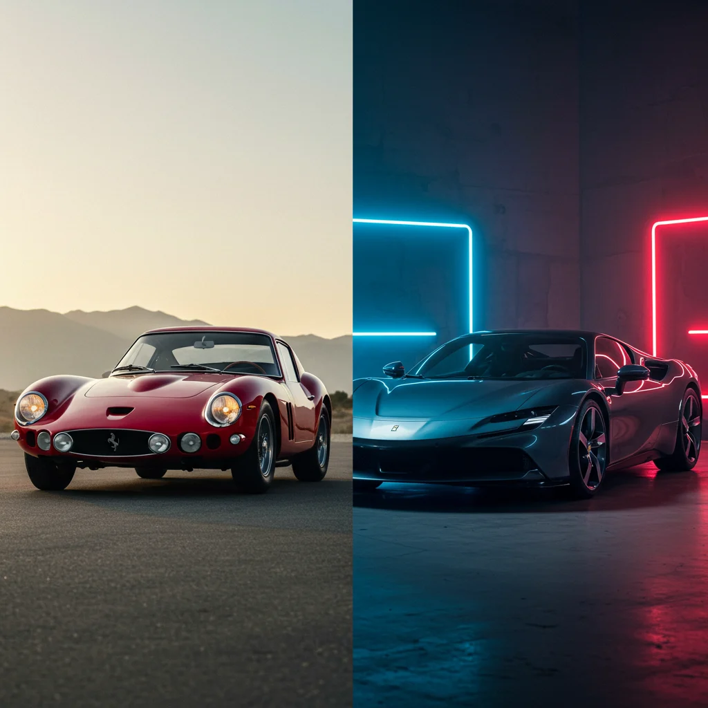 Comparing Classic vs. Modern Expensive Ferraris