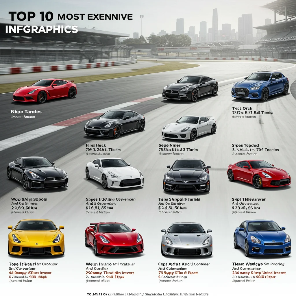 Top 10 Most Expensive Nissan Cars: Overview Table