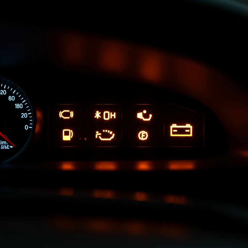 1. Warning Lights on the Dashboard