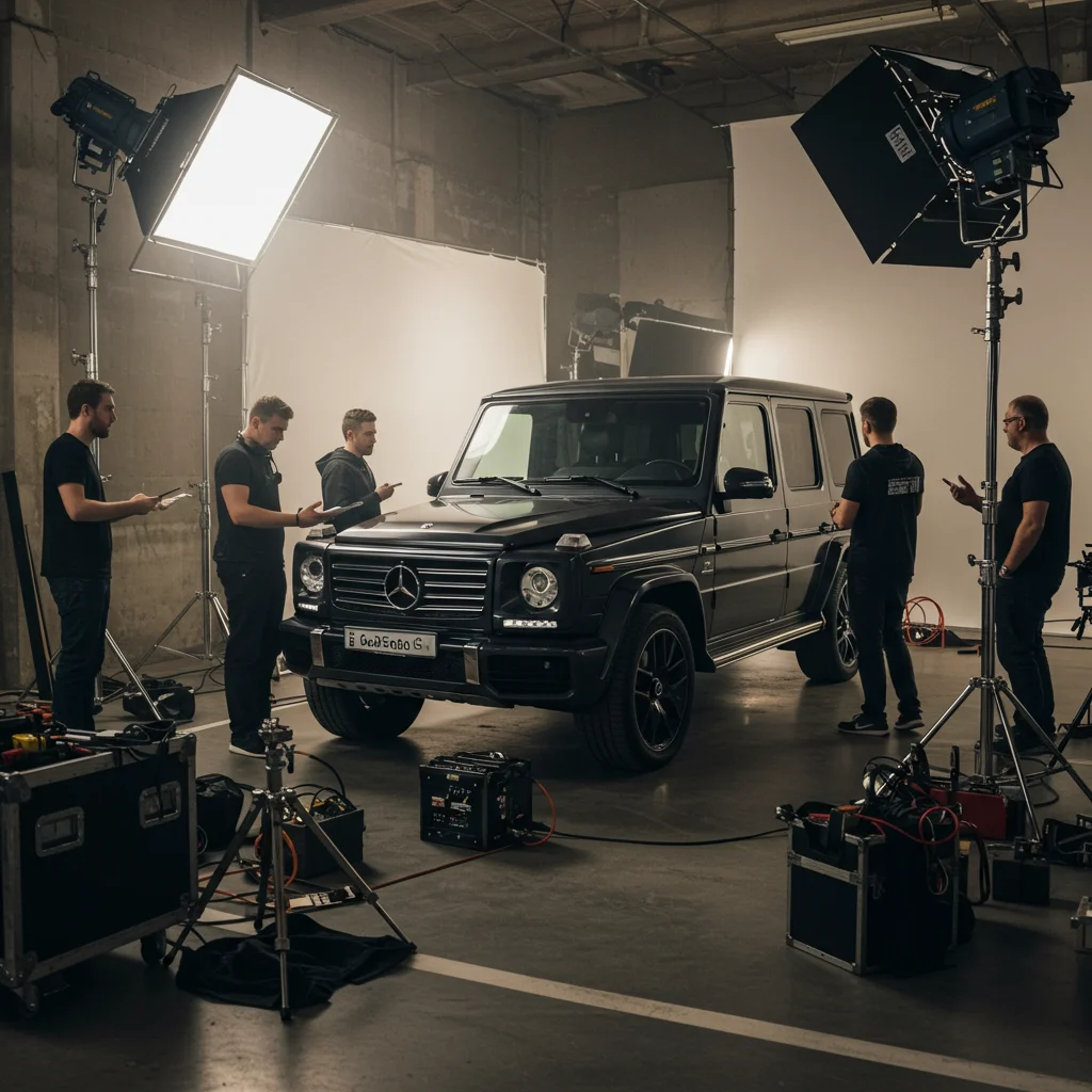 Behind the Scenes: Preparing the G-Wagon for Filming