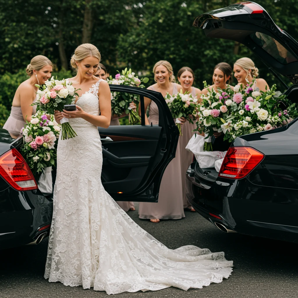 Coordinating Wedding Day Logistics with Your Rental Car