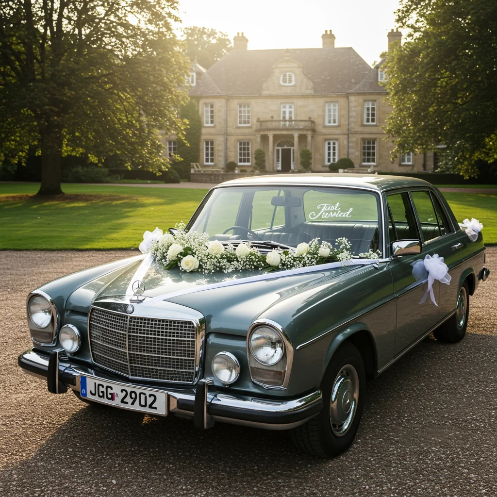 How to Decorate Your Wedding Rental Car