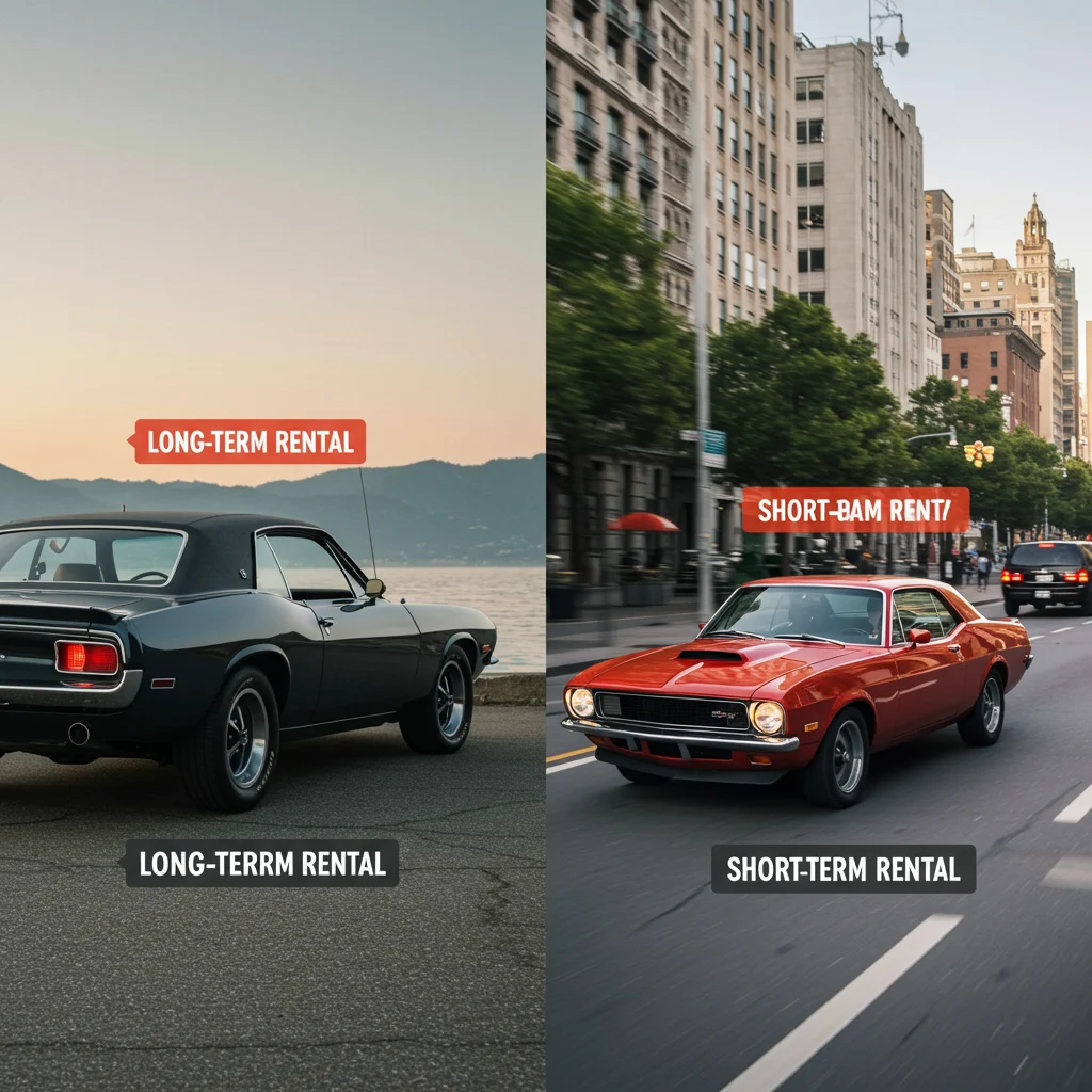 Long-Term vs. Short-Term Muscle Car Rentals
