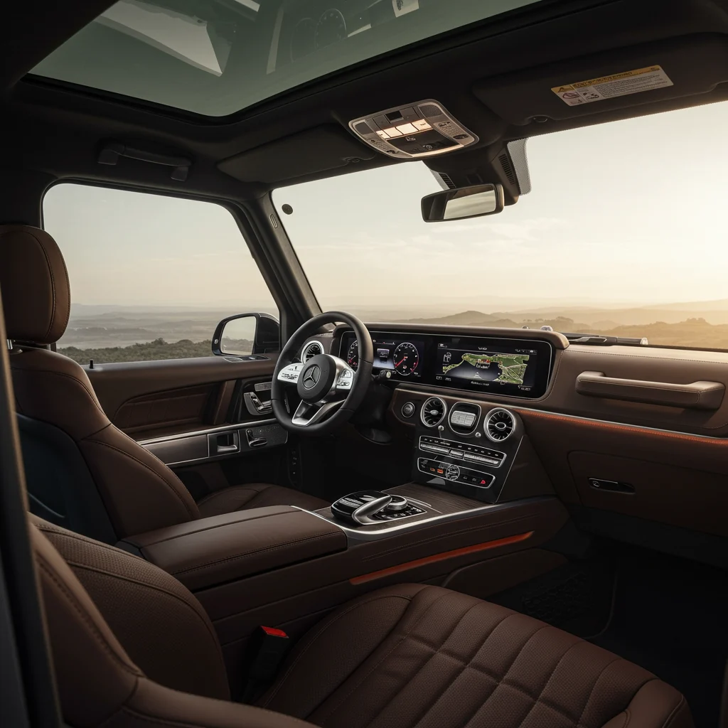 Luxury Meets Ruggedness: The G-Wagon Interior