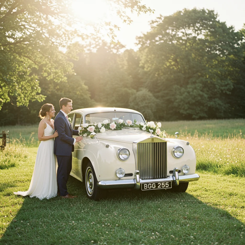 Making the Most of Your Wedding Car in Photos