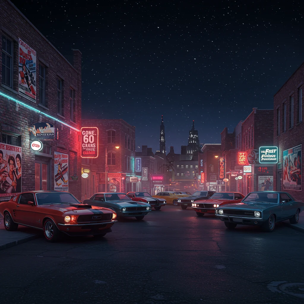 Overview of Muscle Cars Featured in Hollywood