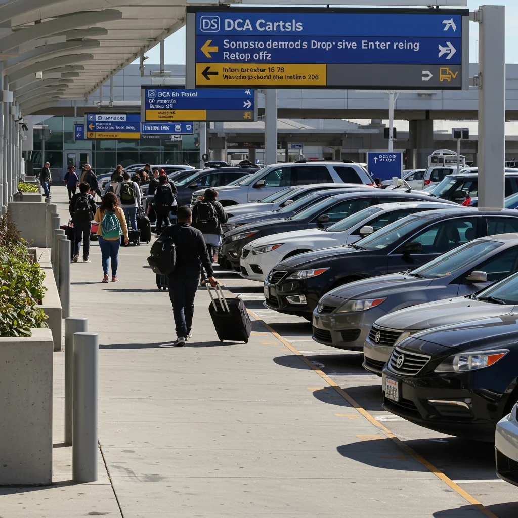 Rental Car Drop-Off Process at DCA