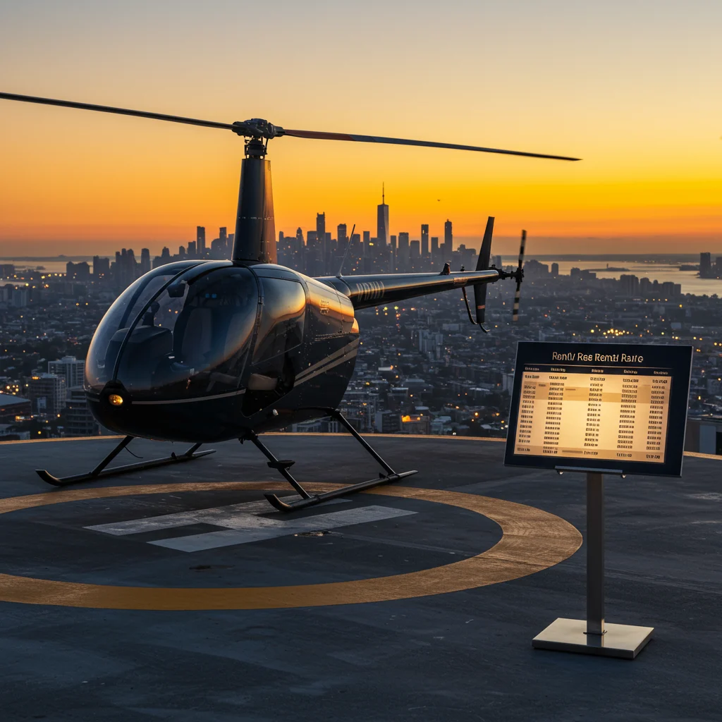 Sample Helicopter Rental Price Ranges
