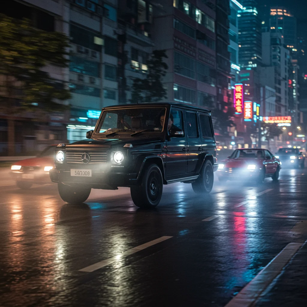 The G-Wagon vs. Other Cars in 'The Transporter'