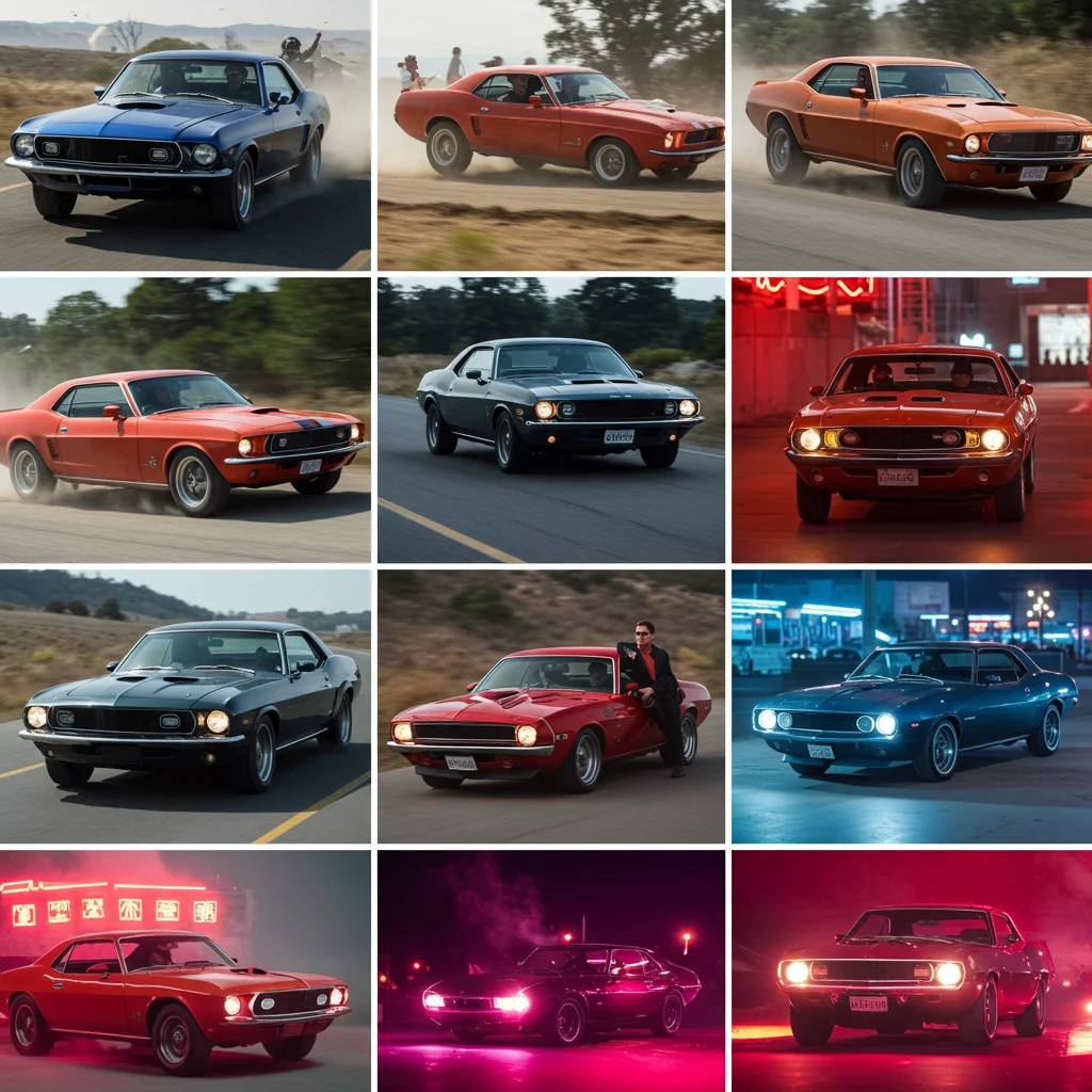 Top 10 Iconic Muscle Cars in Hollywood Movies
