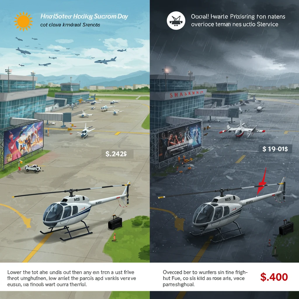 What Factors Influence Helicopter Rental Prices?