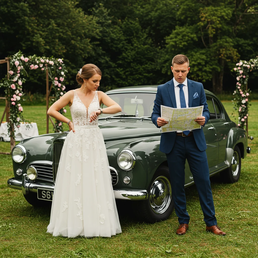 How to Handle Wedding Car Delays or Issues