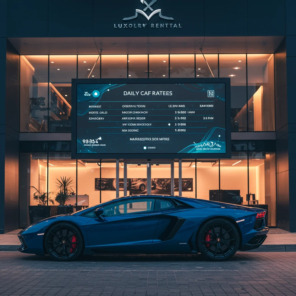 Supercar Rental Daily Rates Explained